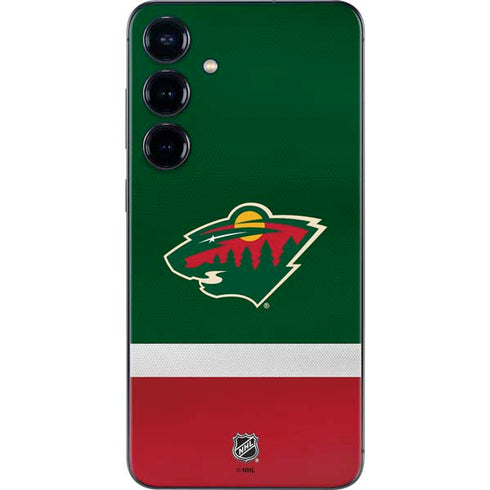 NHL Minnesota Wild Jersey Galaxy S24 Plus Skin