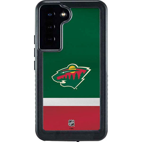 NHL Minnesota Wild Jersey Galaxy S24 Plus Waterproof Case