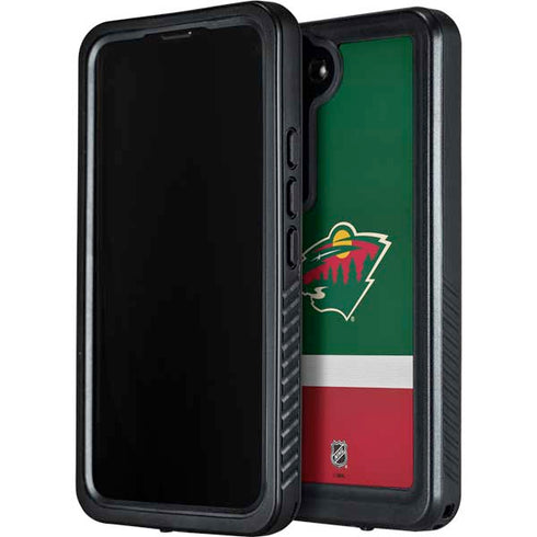 NHL Minnesota Wild Jersey Galaxy S24 Plus Waterproof Case