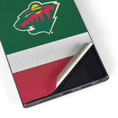 NHL Minnesota Wild Jersey Galaxy S24 Ultra Skin