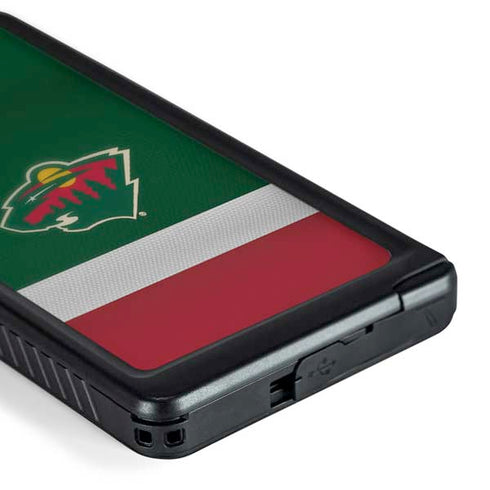 NHL Minnesota Wild Jersey Galaxy S24 Ultra Waterproof Case