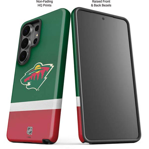 NHL Minnesota Wild Jersey Galaxy S26 Ultra Impact Case