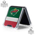 NHL Minnesota Wild Jersey Galaxy Z Flip6 Clear Case