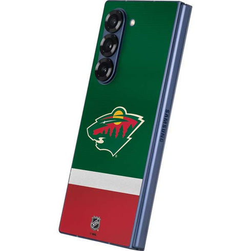 NHL Minnesota Wild Jersey Galaxy Z Fold6 Skin