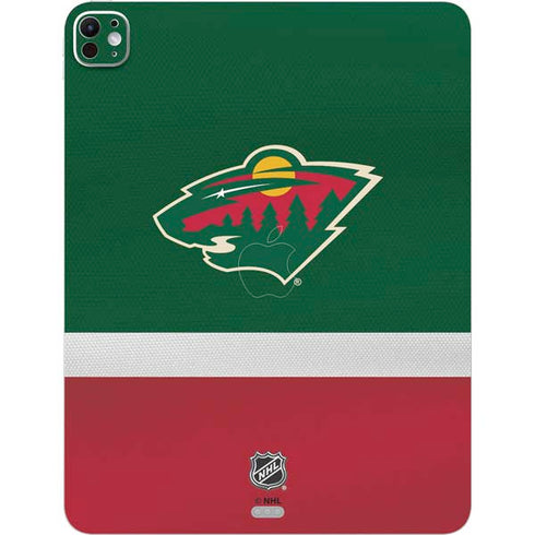 NHL Minnesota Wild Jersey iPad Pro 13in M4 (2024) Skin