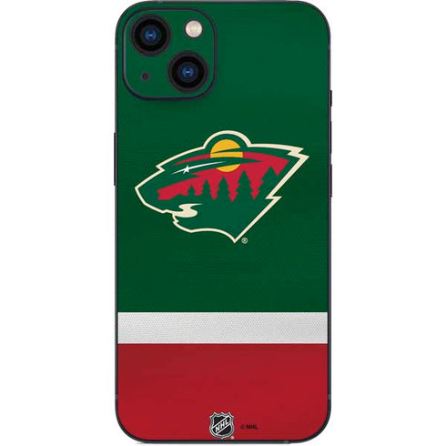 NHL Minnesota Wild Jersey iPhone Skins