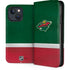 NHL Minnesota Wild Jersey iPhone 15 Folio Case