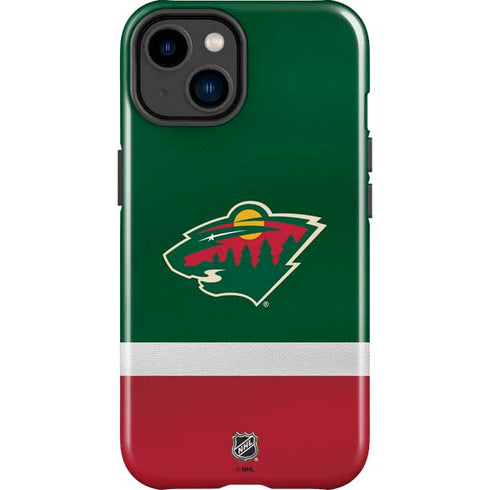 NHL Minnesota Wild Jersey iPhone 15 Impact Case
