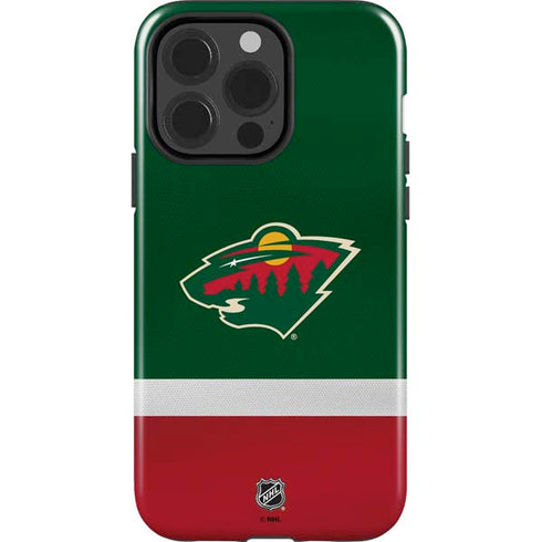NHL Minnesota Wild Jersey iPhone 15 Pro Impact Case