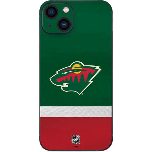 NHL Minnesota Wild Jersey iPhone 15 Skin