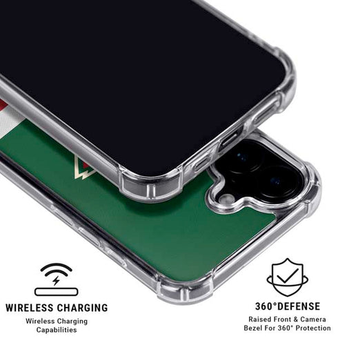 NHL Minnesota Wild Jersey iPhone 16 Clear Case