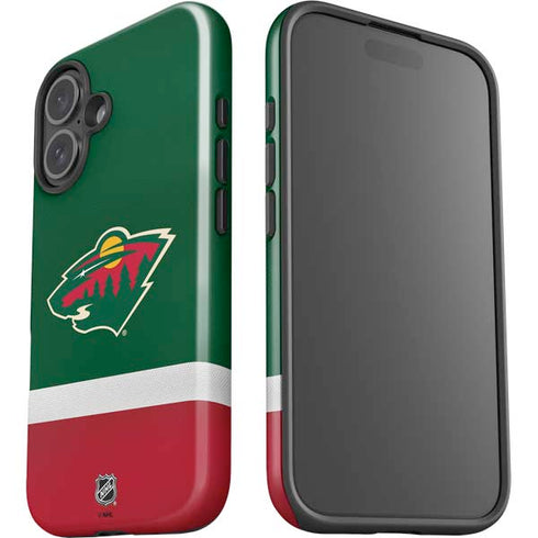 NHL Minnesota Wild Jersey iPhone 16 Plus Impact Case