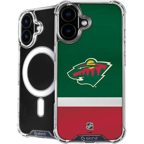 NHL Minnesota Wild Jersey iPhone 16 Plus MagSafe Case