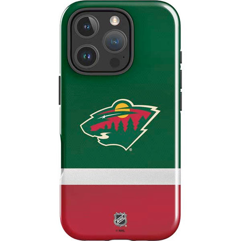 NHL Minnesota Wild Jersey iPhone 16 Pro Impact Case