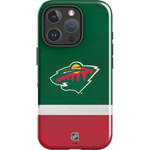 NHL Minnesota Wild Jersey iPhone 16 Pro Max Impact Case