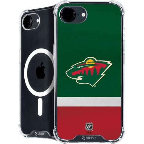 NHL Minnesota Wild Jersey iPhone 16e MagSafe Case