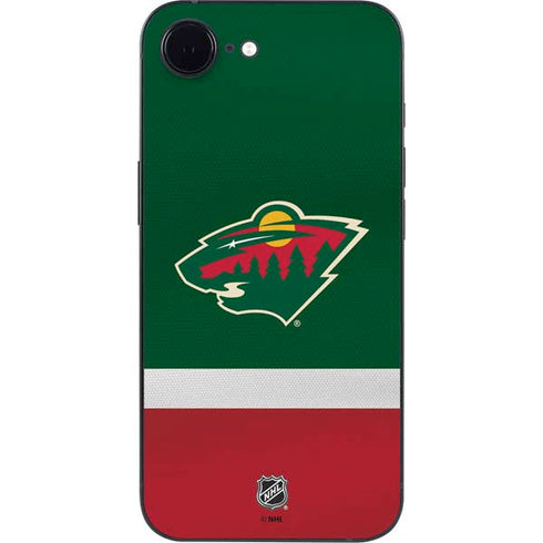 NHL Minnesota Wild Jersey iPhone 16e Skin