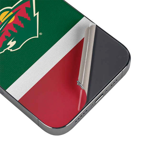 NHL Minnesota Wild Jersey iPhone 16e Skin