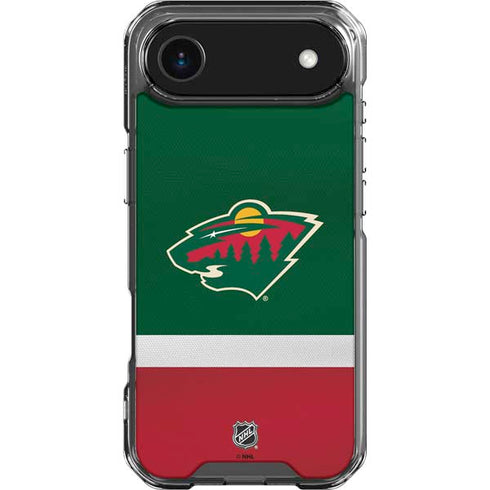 NHL Minnesota Wild Jersey iPhone 17 Air Clear Case