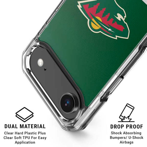NHL Minnesota Wild Jersey iPhone 17 Air Clear Case