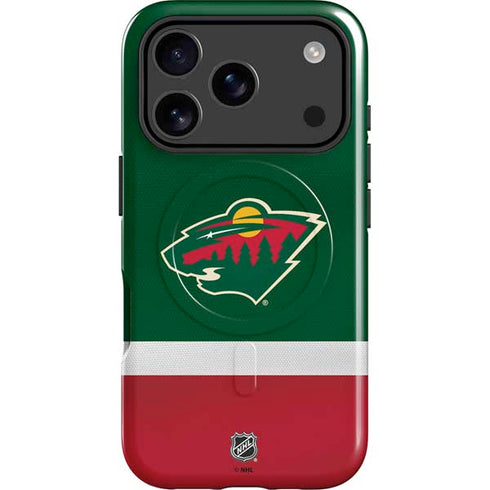 NHL Minnesota Wild Jersey iPhone 17 Pro Max Magsafe Impact Case