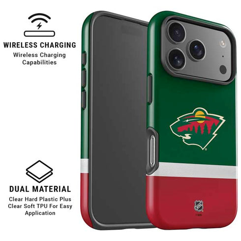 NHL Minnesota Wild Jersey iPhone 17 Pro Max Magsafe Impact Case