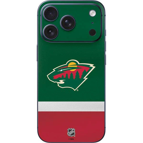 NHL Minnesota Wild Jersey iPhone 17 Pro Skin