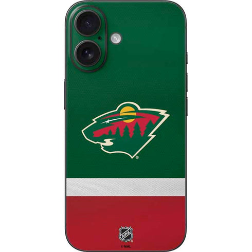 NHL Minnesota Wild Jersey iPhone 17 Skin