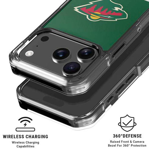 NHL Minnesota Wild Jersey iPhone 18 Pro Clear Case