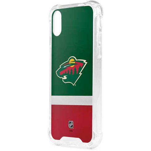 NHL Minnesota Wild Jersey iPhone XS Clear Case