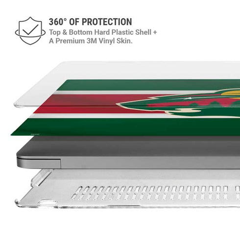 NHL Minnesota Wild Jersey MacBook Cases