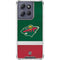 NHL Minnesota Wild Jersey Moto G 5G (2025) Clear Case