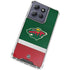 NHL Minnesota Wild Jersey Moto G 5G (2025) Clear Case