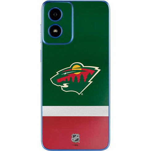 NHL Minnesota Wild Jersey Moto G Play 4G (2024) Skin