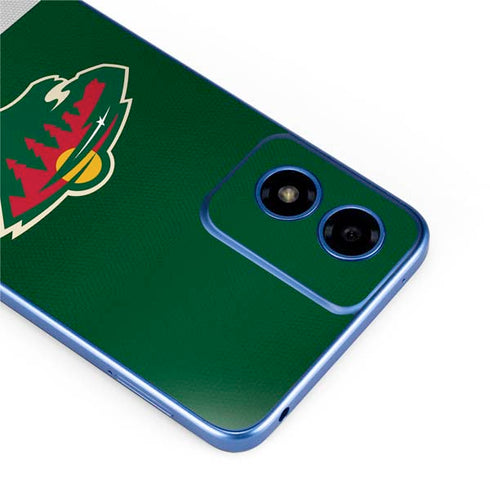 NHL Minnesota Wild Jersey Moto G Play 4G (2024) Skin