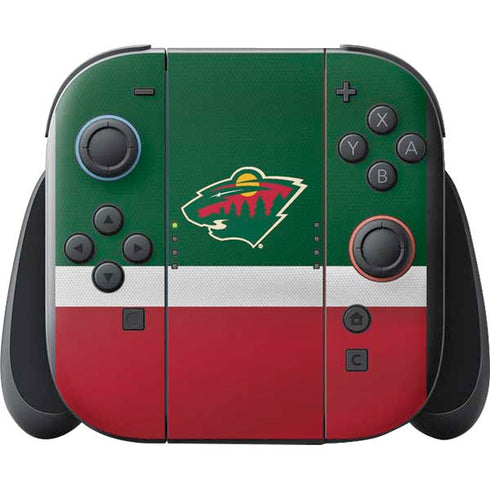 NHL Minnesota Wild Jersey Nintendo Switch 2 (2025) with Joy-Con Skin