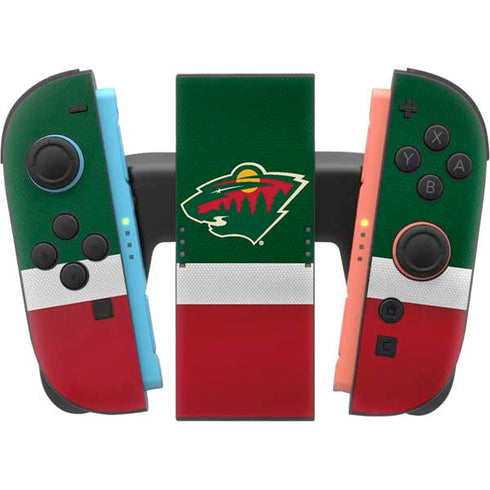 NHL Minnesota Wild Jersey Nintendo Switch 2 (2025) Joy-Con Controller Skin