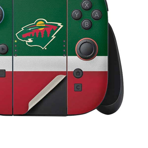 NHL Minnesota Wild Jersey Nintendo Switch 2 (2025) Joy-Con Controller Skin