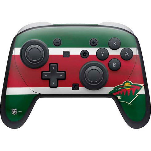 NHL Minnesota Wild Jersey Nintendo Switch 2 (2025) Pro Controller Skin