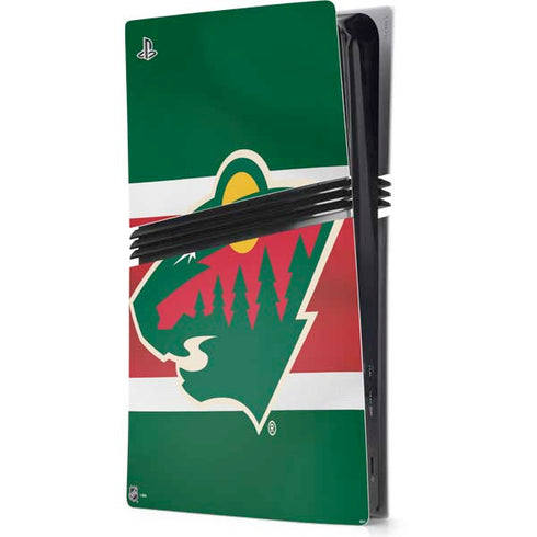 NHL Minnesota Wild Jersey PS5 Pro Console Skin