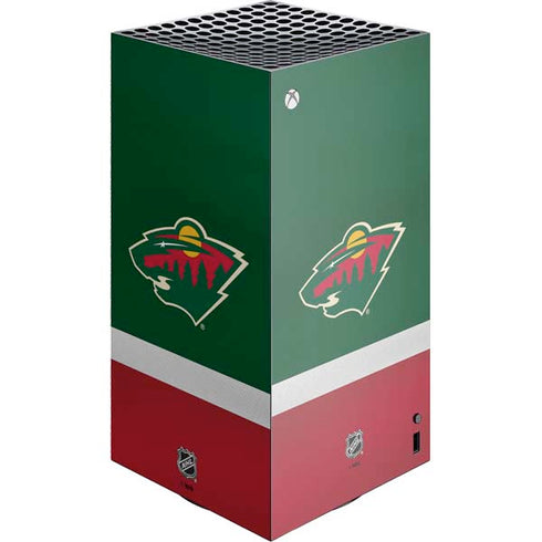 NHL Minnesota Wild Jersey XBox Series X Digital Edition Console Skin