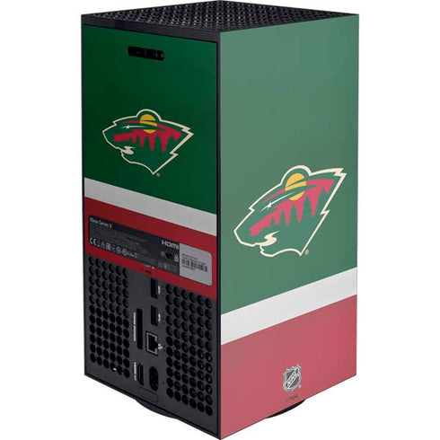 NHL Minnesota Wild Jersey XBox Series X Digital Edition Console Skin