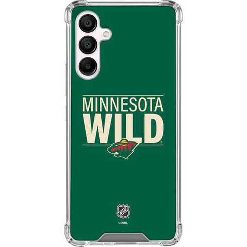 NHL Minnesota Wild Lineup Galaxy A16 5G Clear Case