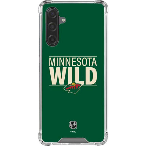 NHL Minnesota Wild Lineup Galaxy A17 Clear Case