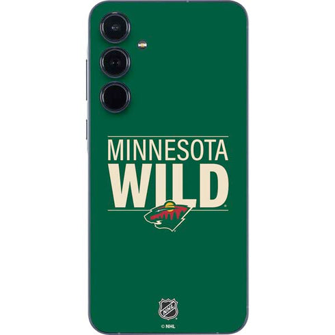 NHL Minnesota Wild Lineup Galaxy A55 5G Skin