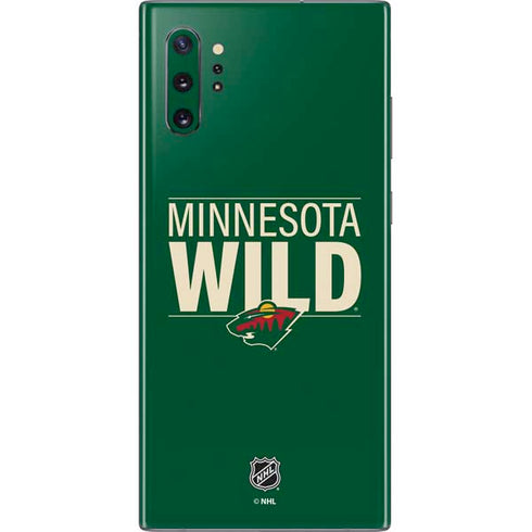 NHL Minnesota Wild Lineup Galaxy Note 10 Plus Skin