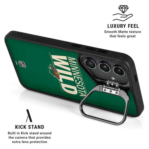 NHL Minnesota Wild Lineup Galaxy S25 Kickstand Case