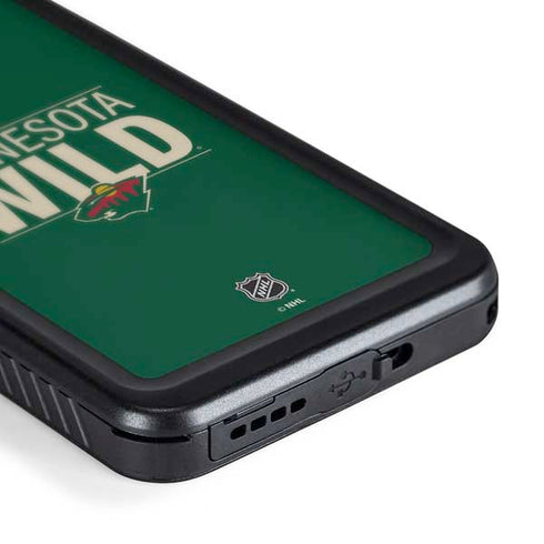 NHL Minnesota Wild Lineup Galaxy S24 Plus Waterproof Case