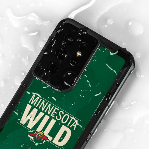 NHL Minnesota Wild Lineup Galaxy S24 Ultra Waterproof Case