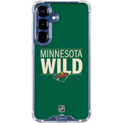 NHL Minnesota Wild Lineup Galaxy S25 Clear Case